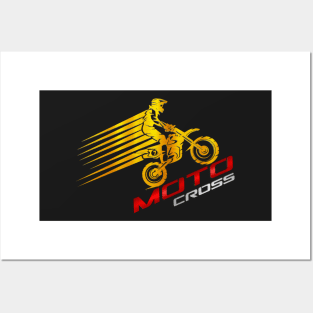 Moto cross 3d Posters and Art